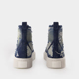 Sneakers The High Top - Marc Jacobs - Coton - Bleu