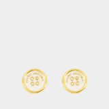 Boucles D'oreilles Button Stud - Marc Jacobs - Métal - Doré