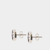 Boucles D'oreilles Button Stud - Marc Jacobs - Métal - Argenté
