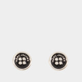 Boucles D'oreilles Button Stud - Marc Jacobs - Métal - Argenté