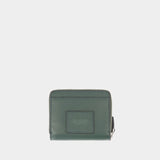 Portefeuille The Mini Compact - Marc Jacobs - Cuir - Vert