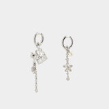Boucles D'oreilles Cats Out Of The Bag - Marc Jacobs - Métal - Argenté