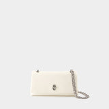 Wallet On Chain The Dual - Marc Jacobs - Cuir - Blanc