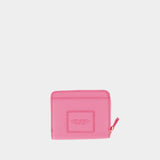 Portefeuille The Mini Compact - Marc Jacobs - Cuir - Rose