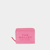 Portefeuille The Mini Compact - Marc Jacobs - Cuir - Rose