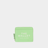 Portefeuille The Mini Compact - Marc Jacobs - Cuir - Vert