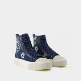 Sneakers The High Top - Marc Jacobs - Coton - Bleu