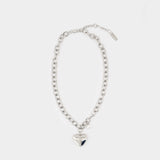 Collier Heart Balloon - Marc Jacobs - Métal - Argenté