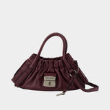 Sac Porté Épaule The Small Satchel - Marc Jacobs - Cuir - Violet