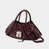 Sac Porté Épaule The Small Satchel - Marc Jacobs - Cuir - Violet