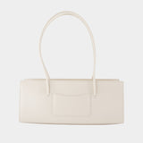 Sac Porté Épaule The Mirror Satchel - Marc Jacobs - Cuir - Blanc