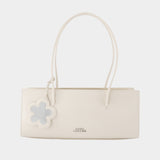 Sac Porté Épaule The Mirror Satchel - Marc Jacobs - Cuir - Blanc