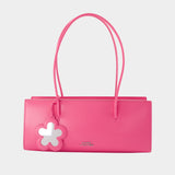 Sac Porté Épaule The Mirror Satchel - Marc Jacobs - Cuir - Rose