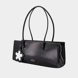 Sac Porté Épaule The Mirror Satchel - Marc Jacobs - Cuir - Noir