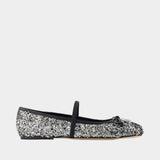 Ballerines The Sabrina - Marc Jacobs - Coton - Argenté
