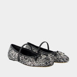 Ballerines The Sabrina - Marc Jacobs - Coton - Argenté