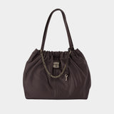 Cabas The Tote - Marc Jacobs - Cuir - Marron