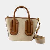 Sac À Bandoulière The Small Tote - Marc Jacobs - Coton - Beige