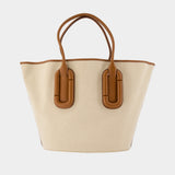 Sac Porté Épaule The Tote - Marc Jacobs - Coton - Beige
