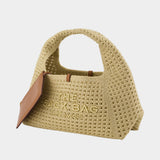 Sac À Main The Mini Sack - Marc Jacobs - Synthétique - Beige