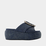 Sandales The Platform - Marc Jacobs - Coton - Bleu