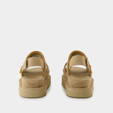Sandales W Goldenstar Regenerate - UGG - Cuir - Beige