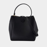 Sac À Main Mcgraw Small - Tory Burch - Cuir - Noir