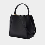 Sac À Main Mcgraw Small - Tory Burch - Cuir - Noir