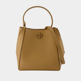 Sac À Main Mcgraw Small - Tory Burch - Cuir - Marron
