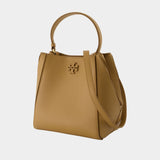 Sac À Main Mcgraw Small - Tory Burch - Cuir - Marron