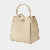 Sac À Main Mcgraw Small - Tory Burch - Cuir - Beige