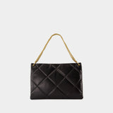 Cabas Kira Diamond - Tory Burch - Cuir - Noir