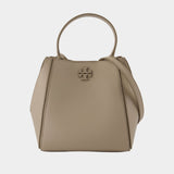 Sac À Main Mcgraw Small - Tory Burch - Cuir - Beige