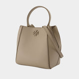 Sac À Main Mcgraw Small - Tory Burch - Cuir - Beige
