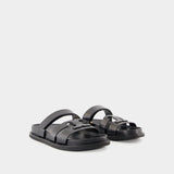 Sandales Ines Sport - Tory Burch - Cuir - Noir