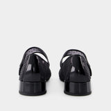 Ballerines Cap Toe - Tory Burch - Synthétique - Noir