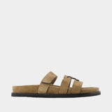 Sandales Ines Sport - Tory Burch - Cuir - Beige