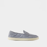 Mocassins Ballet Sport - Tory Burch - Cuir - Bleu