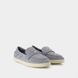 Mocassins Ballet Sport - Tory Burch - Cuir - Bleu