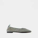Ballerines Crystal - Tory Burch - Nylon - Bleu