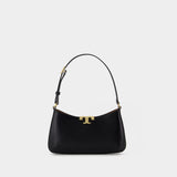Sac Porté Épaule Eleanor Slim - Tory Burch - Cuir - Noir