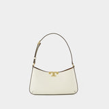 Sac Porté Épaule Eleanor Slim - Tory Burch - Cuir - Blanc