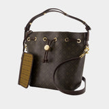 Sac À Main T-Monogram - Tory Burch - Coton - Marron