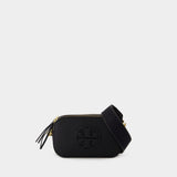 Sac À Bandoulière Miller Mini - Tory Burch - Cuir - Noir