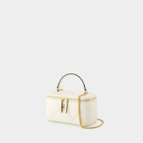 Sac À Bandoulière Kira Diamond - Tory Burch - Cuir - Blanc