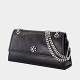 Sac Porté Épaule Turnlock - Tory Burch - Cuir - Noir