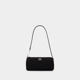 Sac Porté Épaule Virginia Cylinder - Tory Burch - Synthétique - Noir