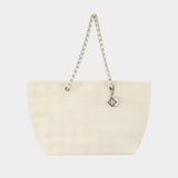 Cabas Ella Terry - Tory Burch - Coton - Neutre