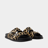 Sandales T-Lock Sport - Tory Burch - Cuir - Imprimé