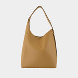 Sac Porté Épaule Romy - Tory Burch - Cuir - Marron